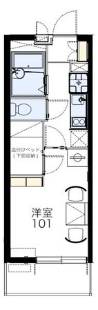 レオパレスフラックスの物件間取画像